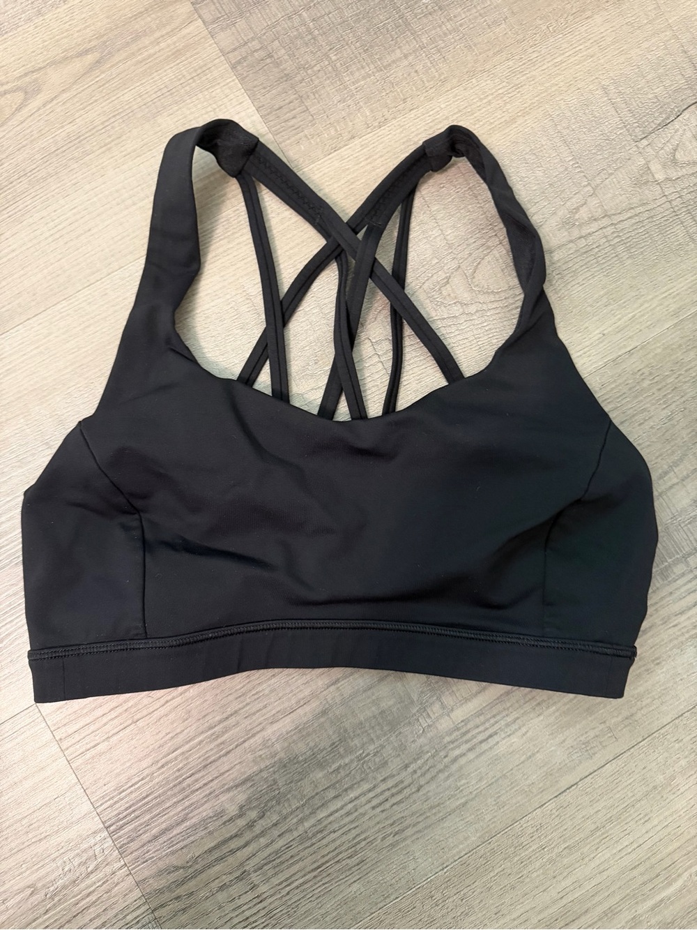 Lululemon Black Strappy Sports Bra